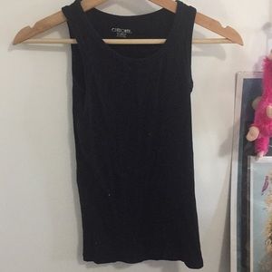 Black kids tank top